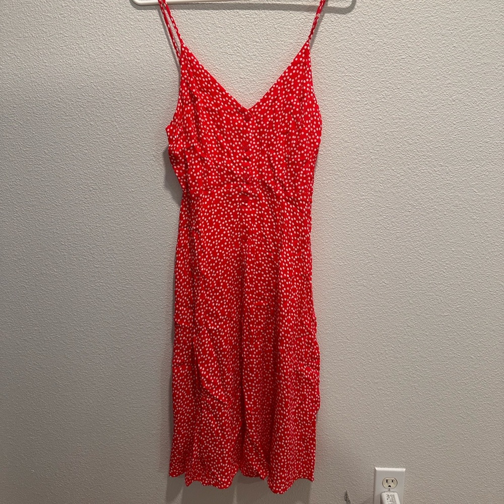 EXPRESS flower petal midi dress